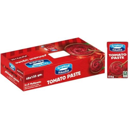 معجون طماطم السعودية 135ج 48حبة