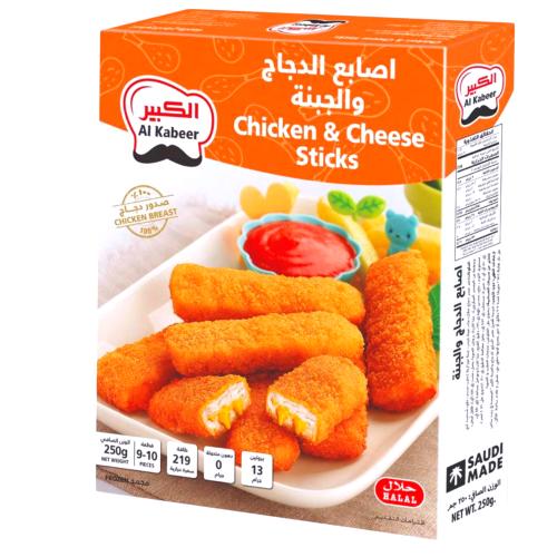 اصابع الدجاج والجبنة الكبير 250ج
