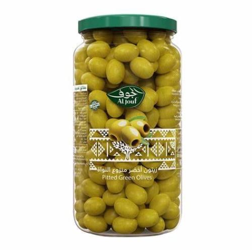 زيتون اخضر الجوف بدون عجو 1ك