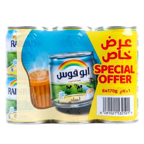 حليب ابو قوس سائل 170ج 6حبة
