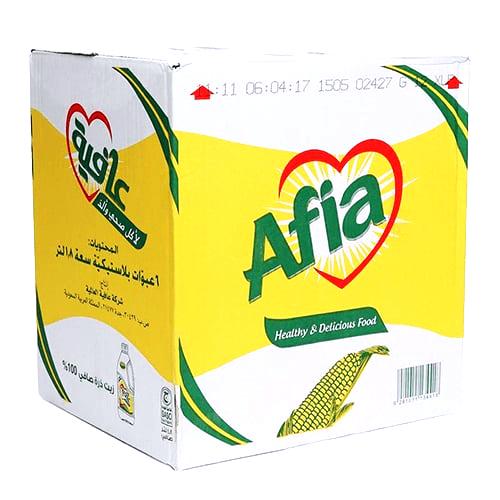 زيت عافية كورن بلاس 1.5 لتر كرتون 6حبات