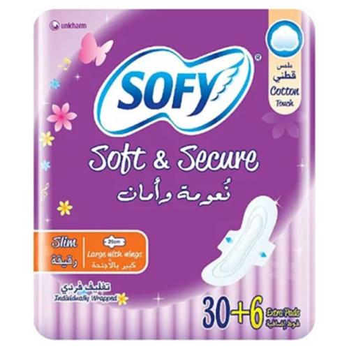 فوط صحية سوفي نعومة وامان 36حبة