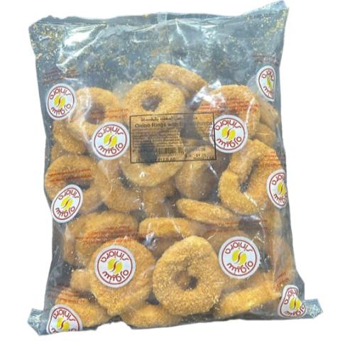 سنيورة حلقات البصل مغطاة بالبقسماط 1ك