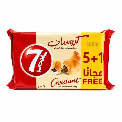 سفن دايز 5+1 بحشوة كريمة الكاكاو 6قطع 330ج