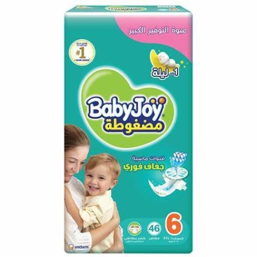 بيبي جوي رقم 6 جامبو 46حبة