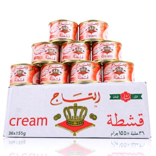 قشطة التاج فراولة 155ج كرتون 36حبة