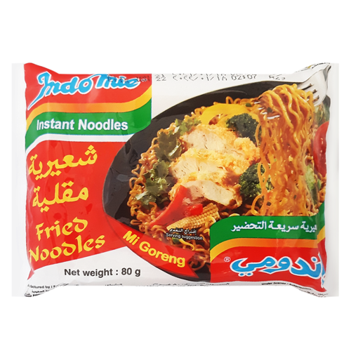 اندومي جامبو شعيرية مقلية 80ج 10حبة