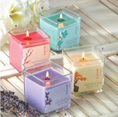 شمعه بكاس مربع