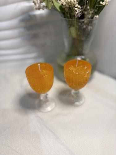 شمعة حمضيات دافئة