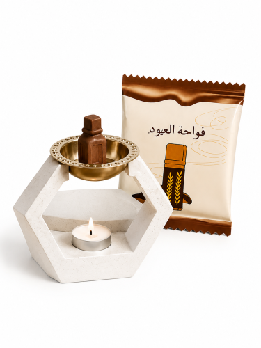 فواحة شمع العود المعطرة 4 حبات