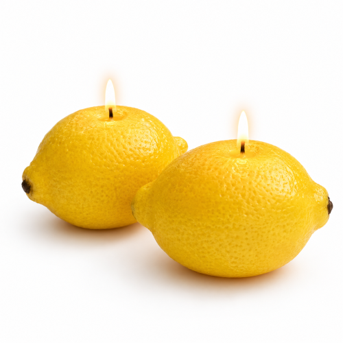 شمعه الليمون المعطرة