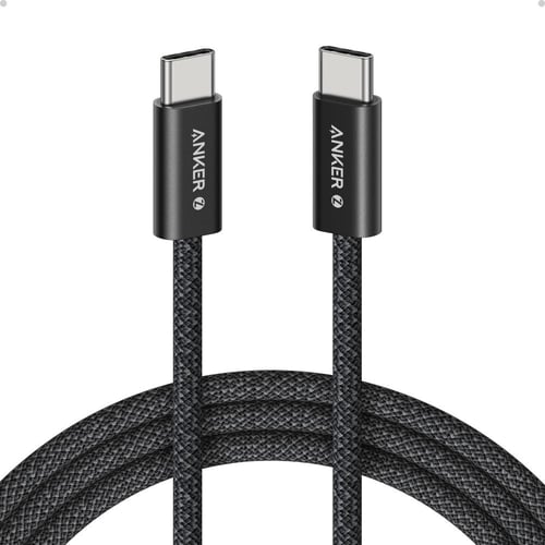 كابل أنكر USB-C إلى USB-C بقوة 240 واط أسود