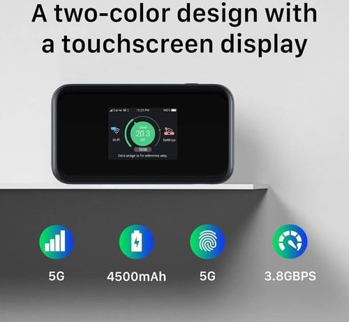 راوتر متنقل MU5001A شبكة الجيل الخامس 5G مناسب لجم...