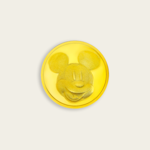 سبيكة ذهب ميكي ماوس عيار 24 وزن 4 جرام