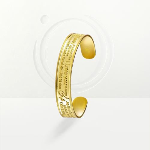أونصة ذهب إسوارة Love عيار 24 وزن 31.1 جرام