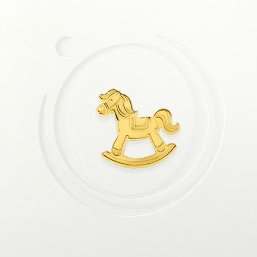 سبيكة الحصان الذهبي عيار 24 وزن 2.5 جرام