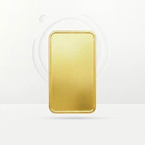 A 24-karat gold bar, mirror type, weight 1 gram