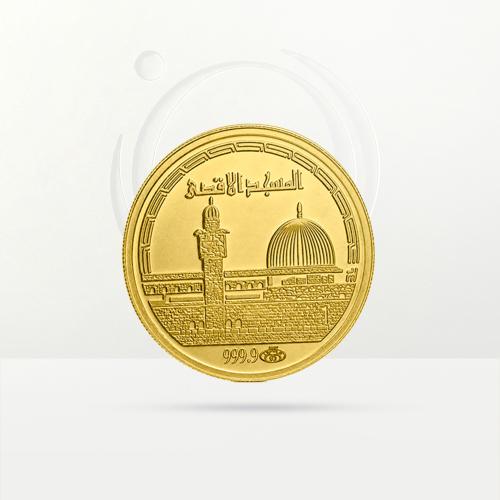 جنيه ذهب عيار 24 وزن 10 جرام ( الجنيه السعودي)