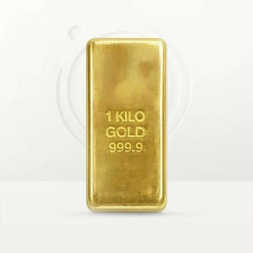 سبيكة ذهب عيار 24 وزن 1000 جرام