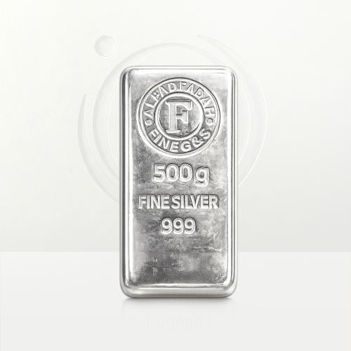 سبيكة فضه سعودي نقاء 999 وزن 500 جرام