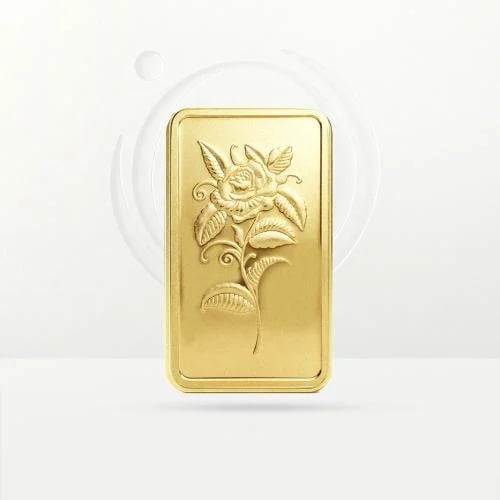 سبيكة ذهب عيار 24 وزن 0.25 جرام ( شعار الورده )