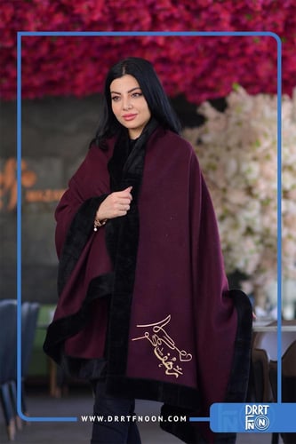 وشاح الفخامة الشتوي بني