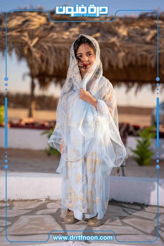 لبس حجازي بناتي ( سماوي )