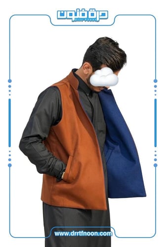 سديري دبل فيس ( كحلي & جملي )