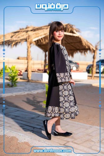 فستان التأسيس بنقش تراثي ( بناتي )