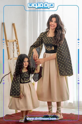 فستان بتصميم جلابيه ( نسائي )