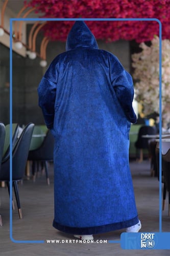 فروه شتوية كحلي سادة