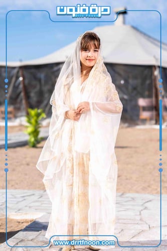 لبس حجازي بناتي ( أبيض )