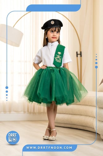 طقم درة فنون اليوم الوطني( بناتي )