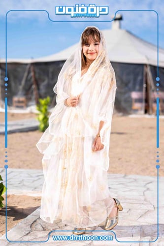 لبس حجازي بناتي ( أبيض )