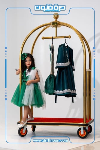 فستان وردة اليوم الوطني