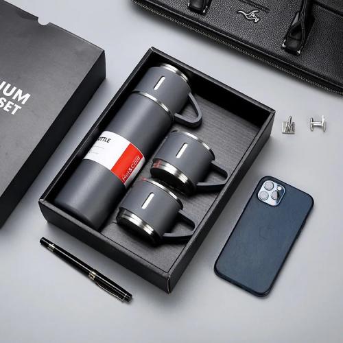 Saudi coffee keeper with two cups black color