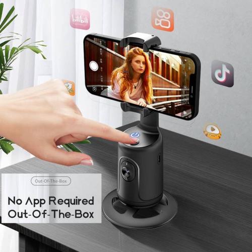 Holder and tripod with tracking feature for photography