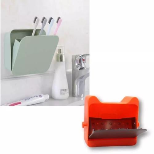 Wall-mounted soap box with a simple modern design