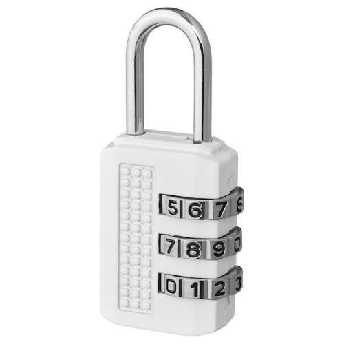 Lock, white