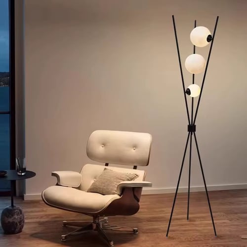 Moon lamp three-legged ground tripod from ALL-IN | luxurious modern design with a height of 173 cm