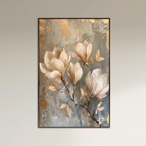 Wall art with flowers and trees - Modern design