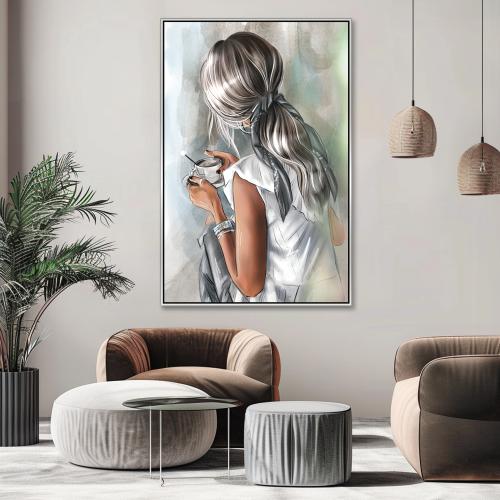 لوحات بنات بتصميم عصري