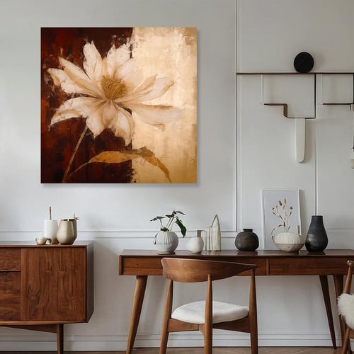 لوحة ورود فنية بتصميم مودرن