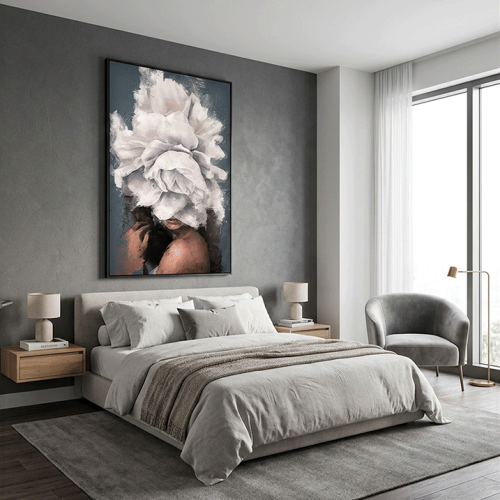 Wall art of modern femininity