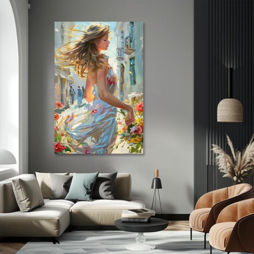 لوحات بنات بتصميم عصري