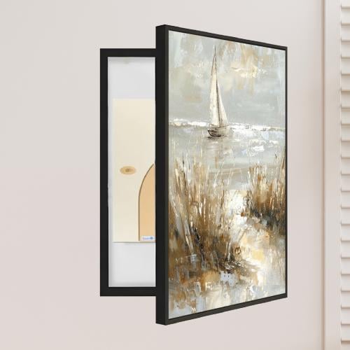 لوحة اخفاء طبلون الكهرباء فنون متنوعة