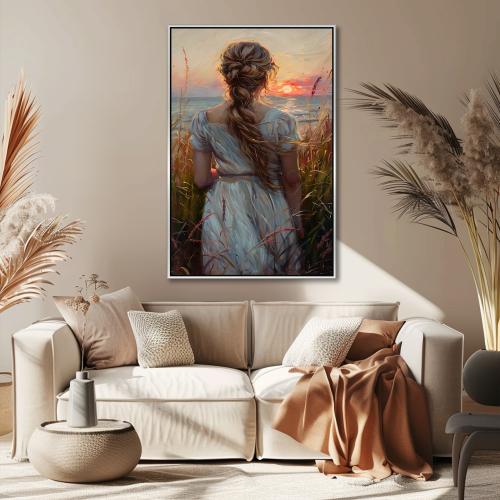 لوحات بنات بتصميم عصري