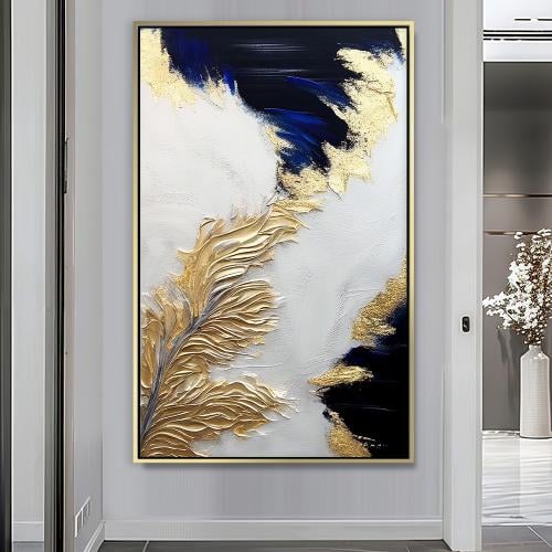 لوحة فن تجريدي بتصميم عصري