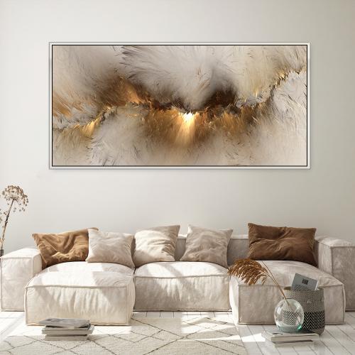 لوحة جدارية فن تجريدي بتصميم عصري