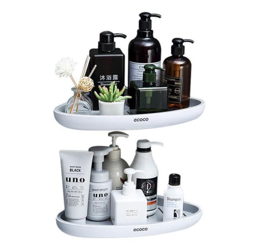 رف زاويه تخزين للحمام او المطبخ متعدد الاستخدام